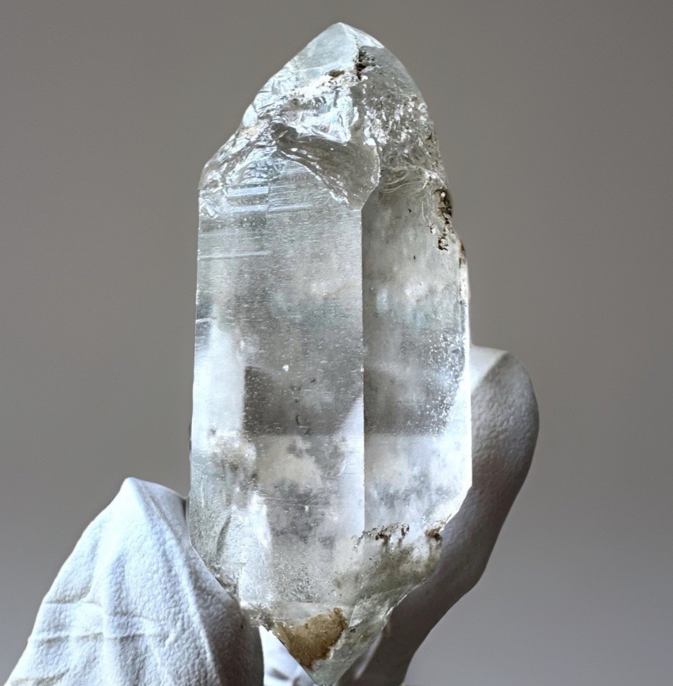 “Emerald Mist” Hashupi Himalayan Quartz Double Terminated Green Phantom Crystal