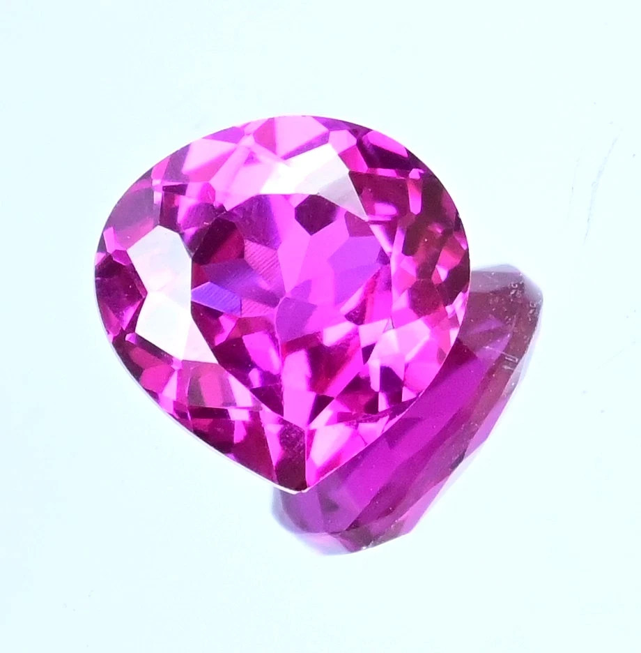 5.23 Ct Natural Pink Rhodolite Raspberry Pink Ruby Pear Cut Loose Gemstone 28R
