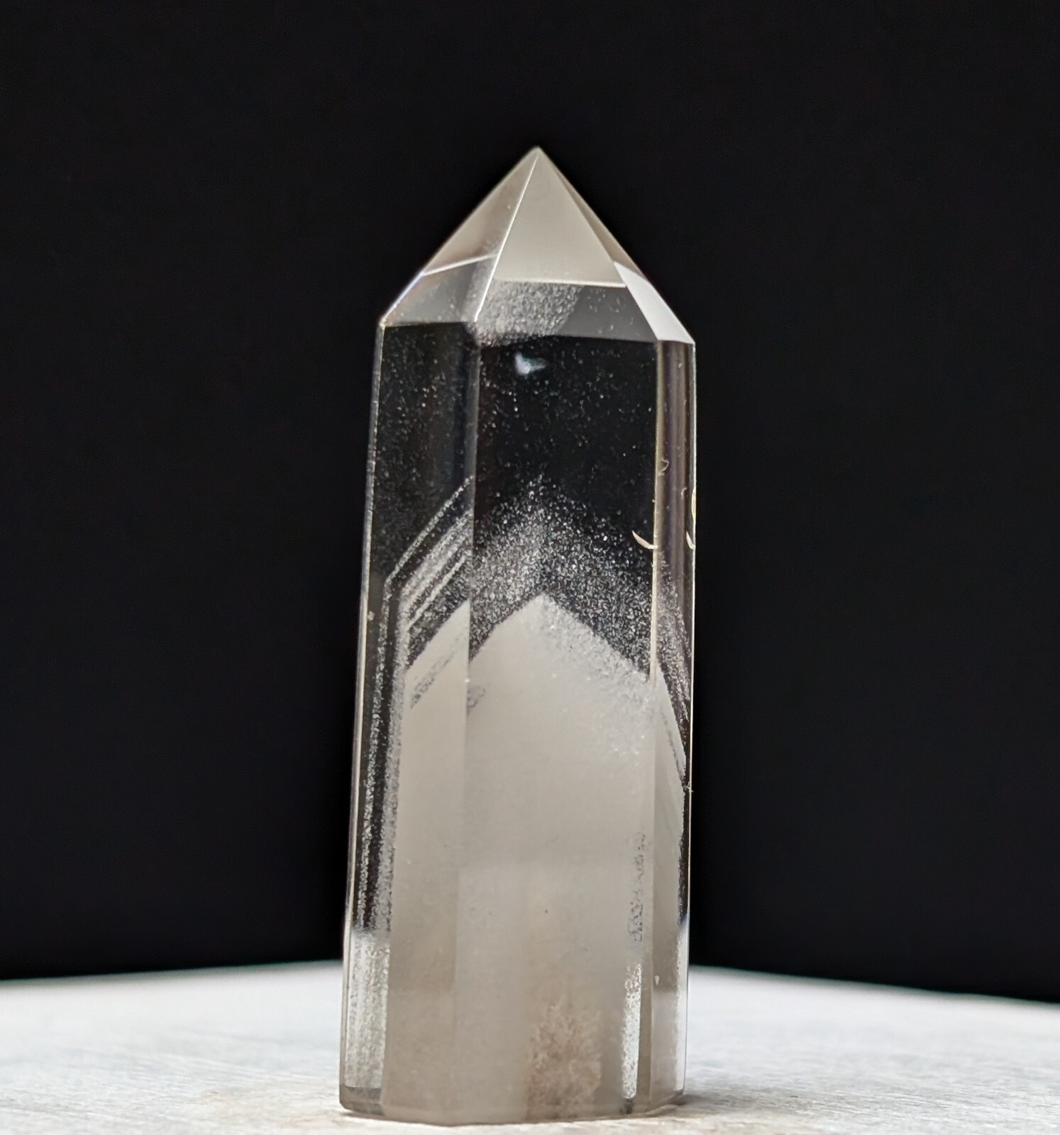Clear Quartz Tower Phantom Mountain White Garden Crystal Gemstone Point Chakra