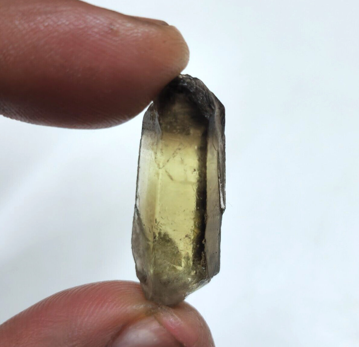 Natural Lemon Bio Quartz Raw 30.60 Crt 31x12x9 MM Loose Gemstone For Jewelry