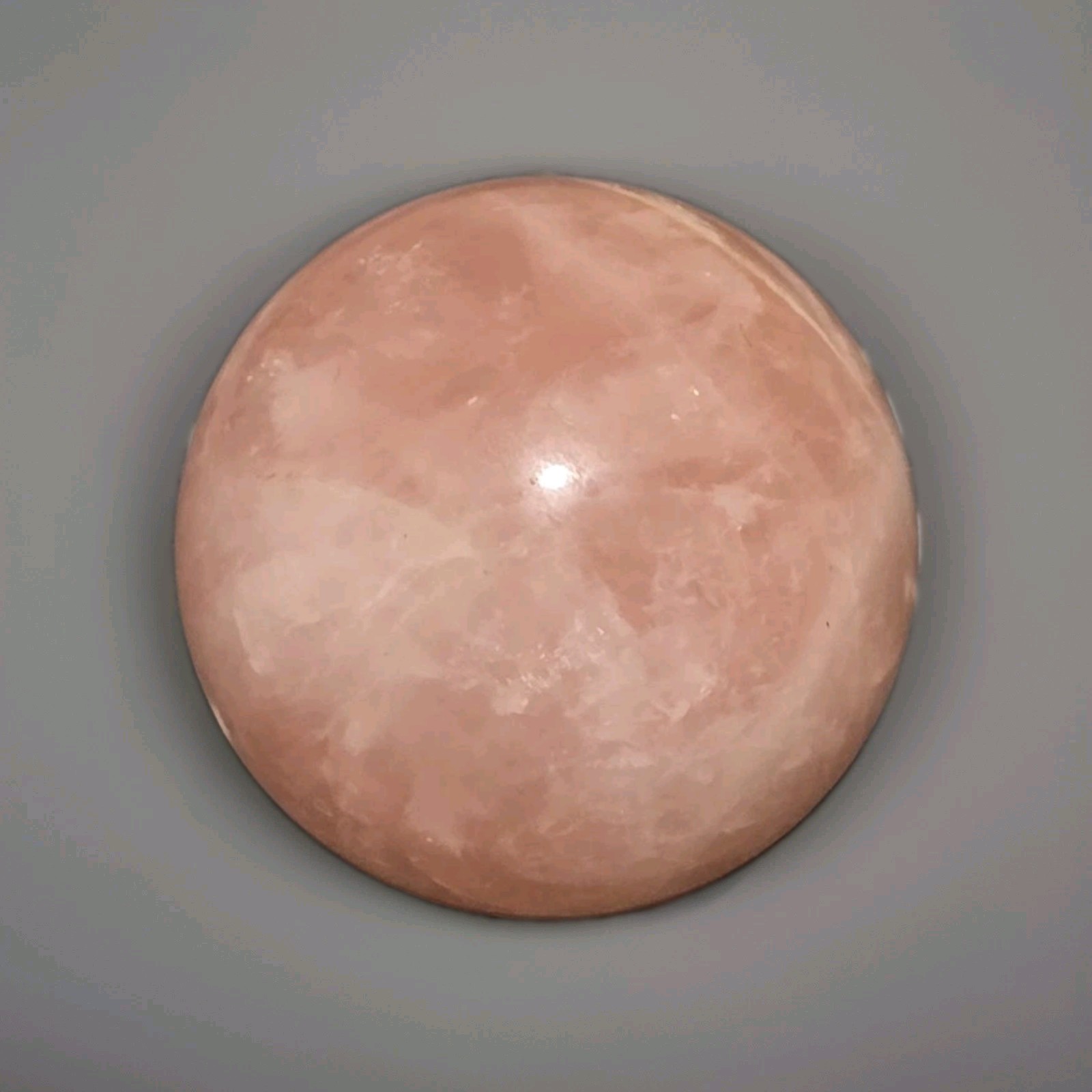 2″ Polished Rose Quartz Sphere 185G