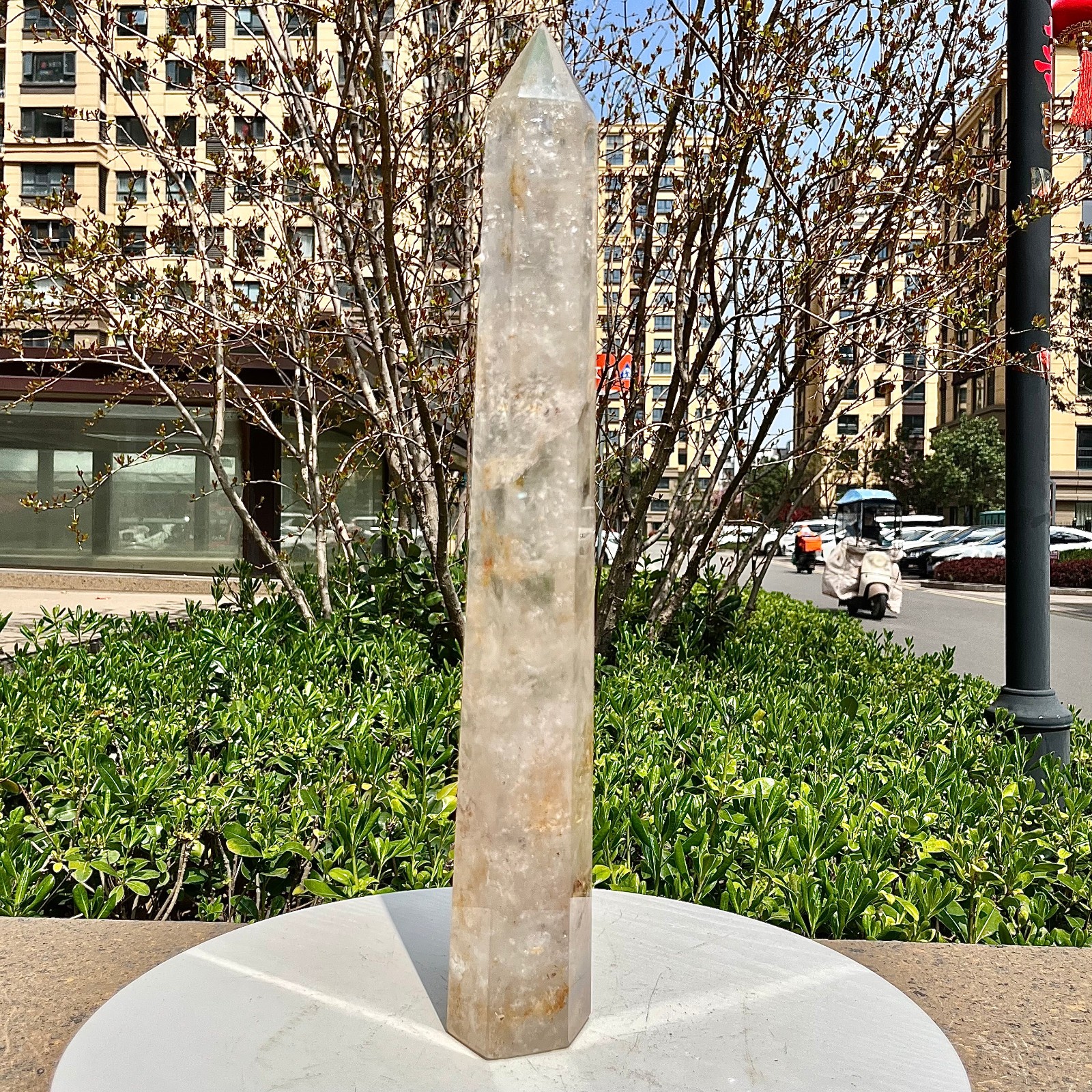 Raw Clear Quartz Crystal Point Cluster Specimen Mineral Home Office Decor 6.3 lb
