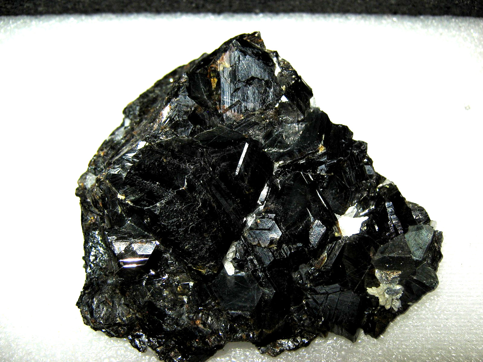 Huge RARE Black Shiny Gem Sphalerite & Amber Pyrite Quartz Crystal Cluster