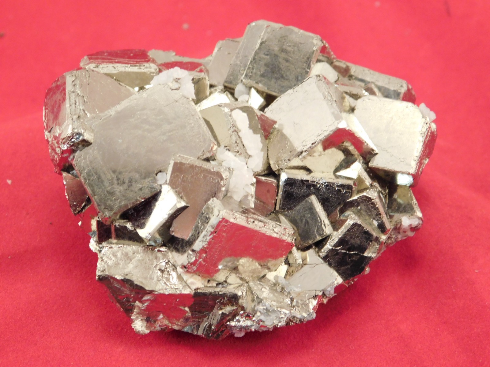 LARGER! PYRITE Crystal CUBE Cluster 100% Natural Huanzala Mine Peru 414gr