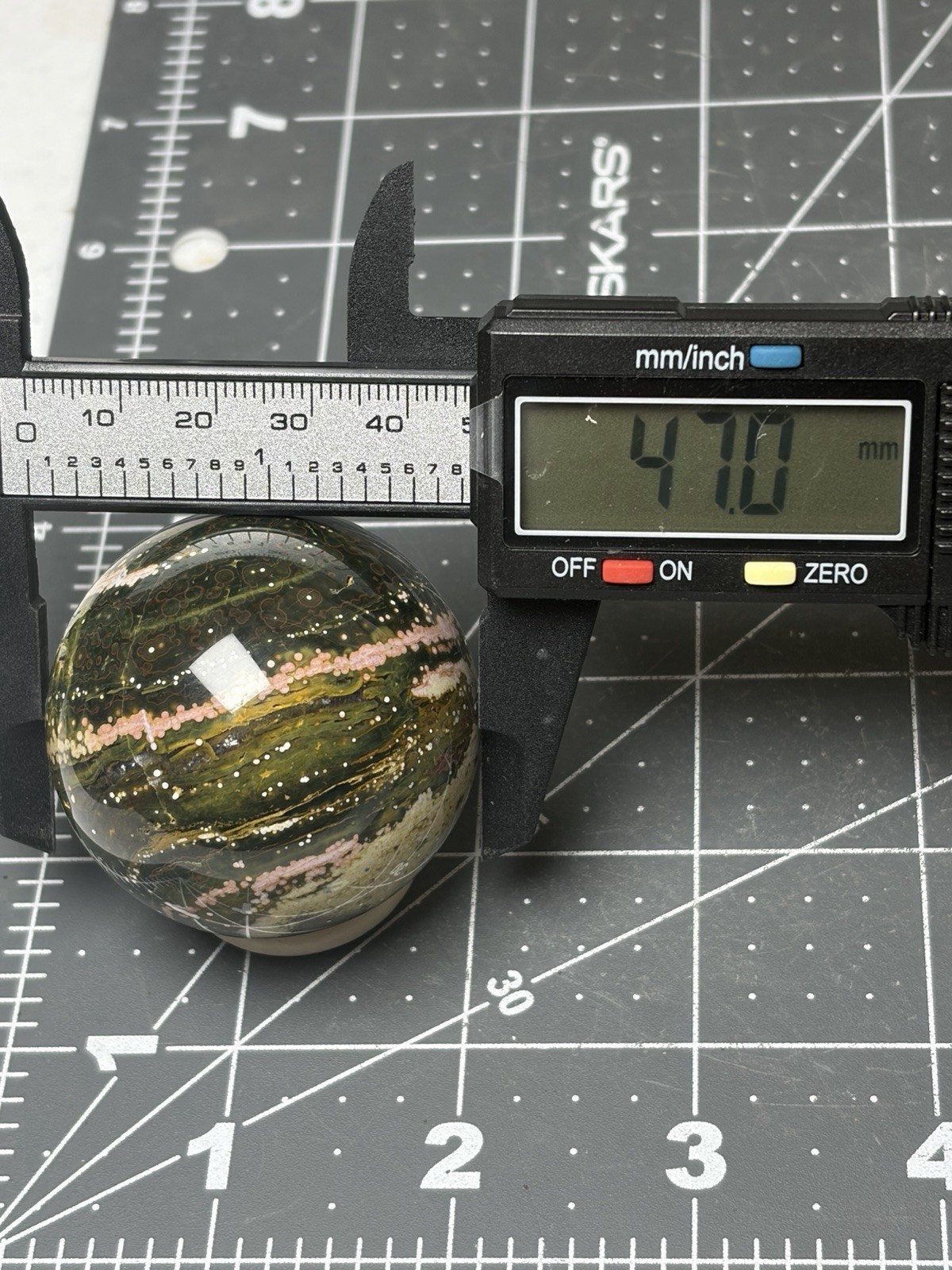 Ocean Jasper Sphere Pink Orbs Veinless Orbicular Crystals