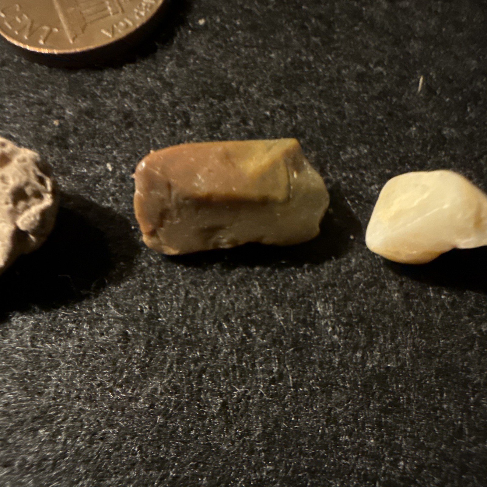 Lot of 3 Natural Rough Crystal & Mineral Stones, Natural Shape Rock Pieces