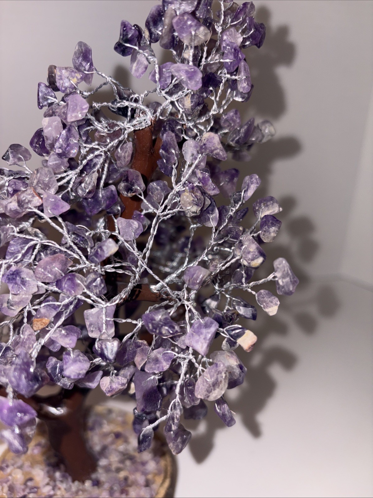 Feng Shui Money Tree Amethyst Crystals 9.5”