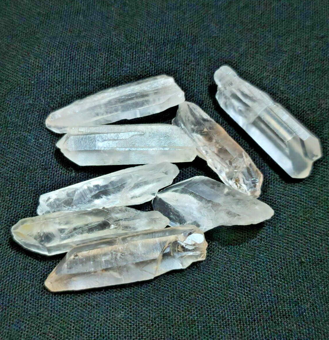 98 Crt Wonderful Crystal Quartz Raw 8 Pcs Lot Size 26-30 MM Rough Loose Gemstone