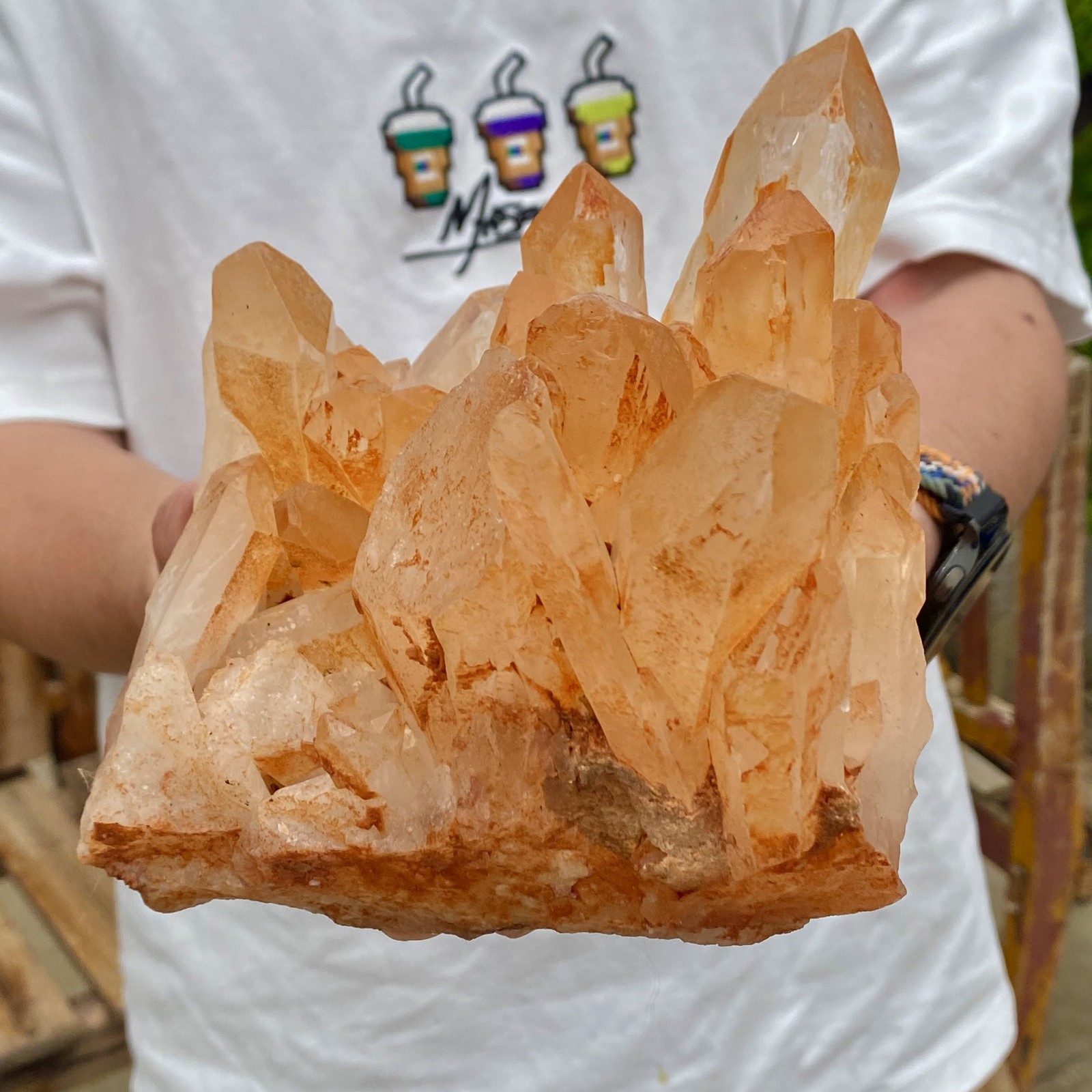 3.65LB Natural Clear Beautiful White QUARTZ Crystal Cluster Specimen Healing