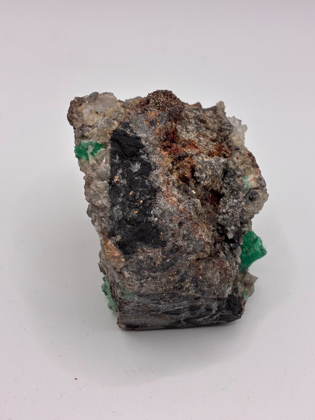 Rough Crystal Colombian Emerald Raw Matrix Collector Piece, Natural Not treament