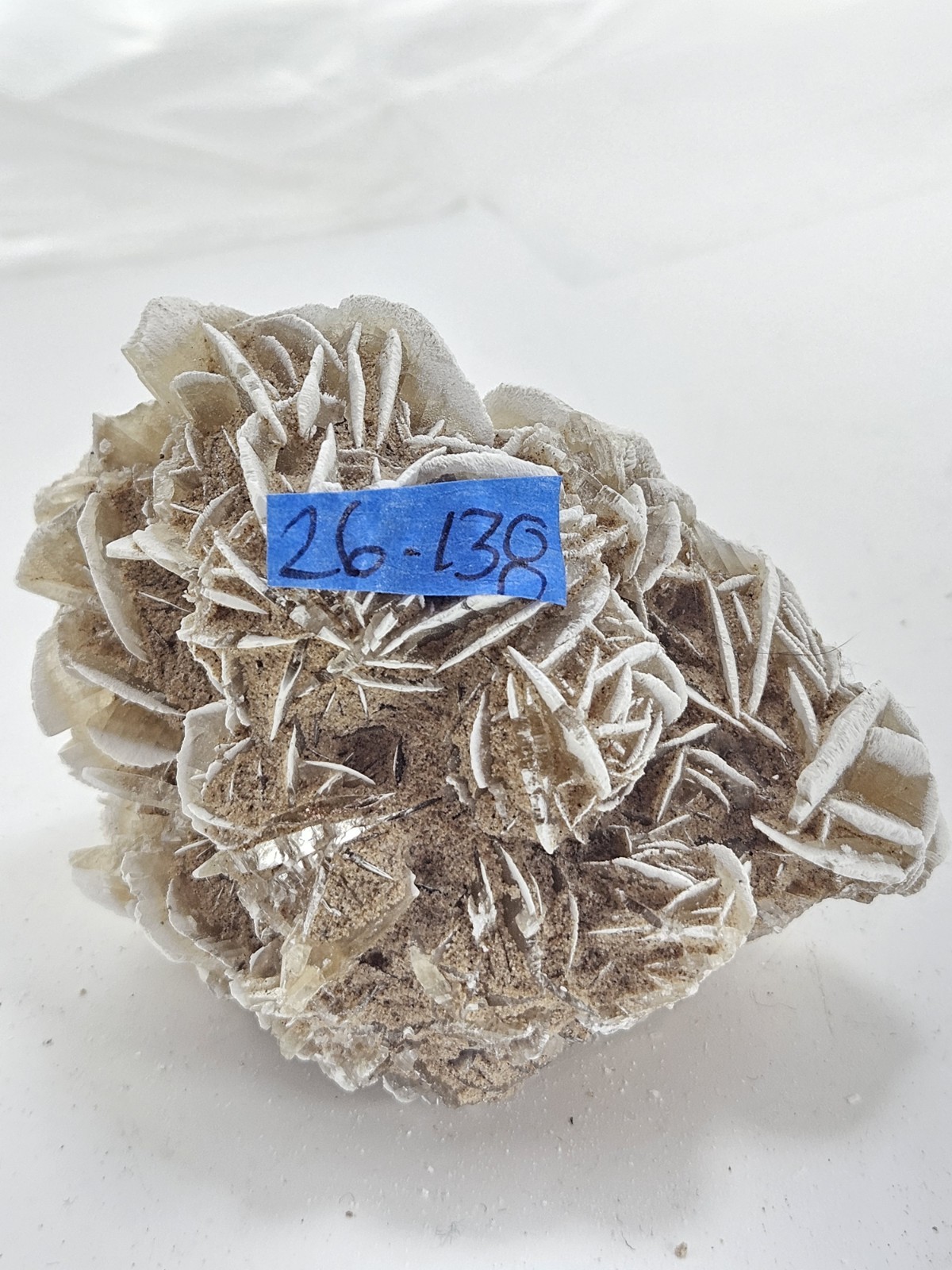 Natural Desert Rose Selenite Cluster – Mexico – Bladed Gypsum Crystal Specimen