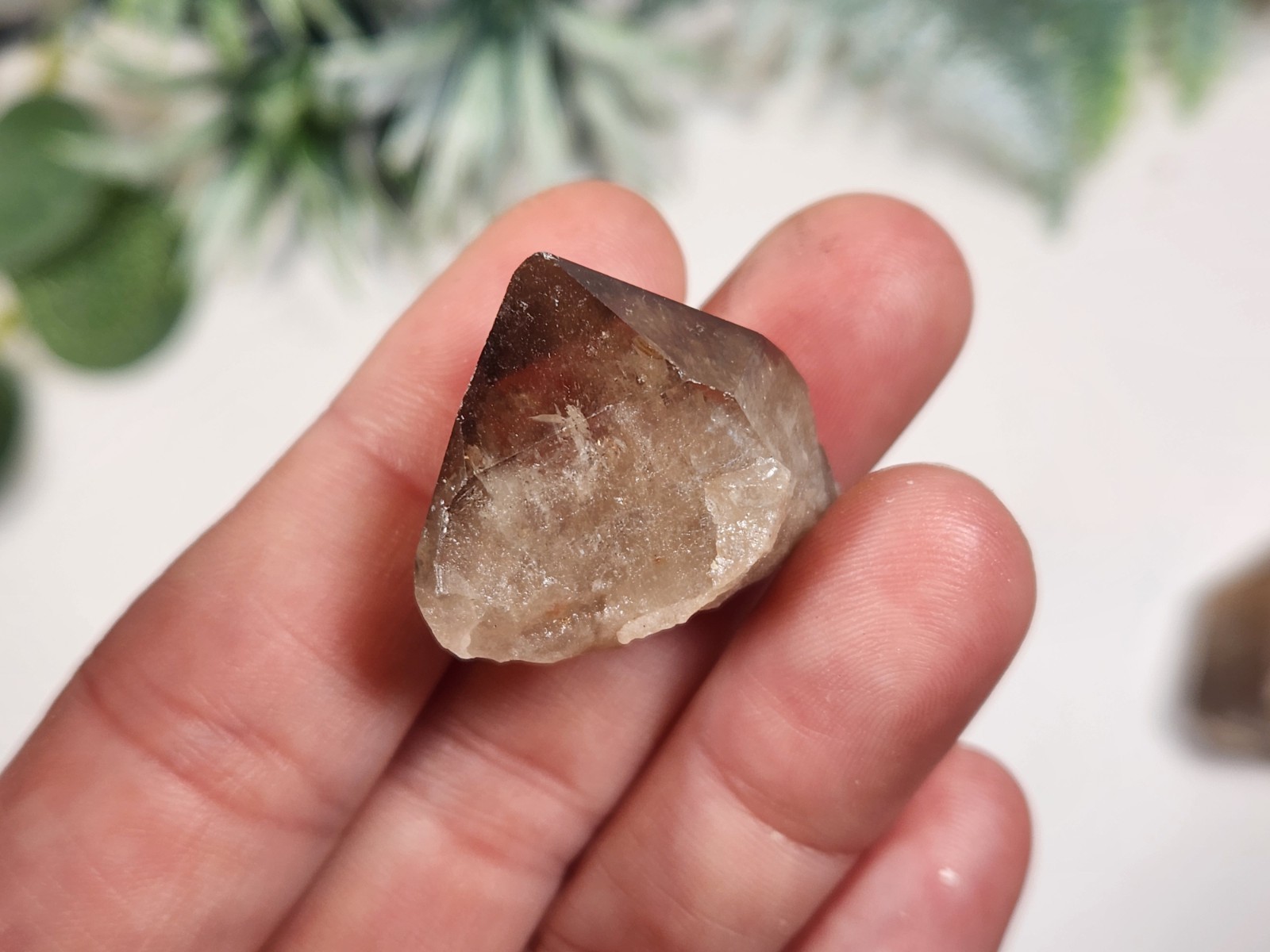 Lot Smoky Citrine / Citrine Llwena CONGO raw natural crystal point 100g A2