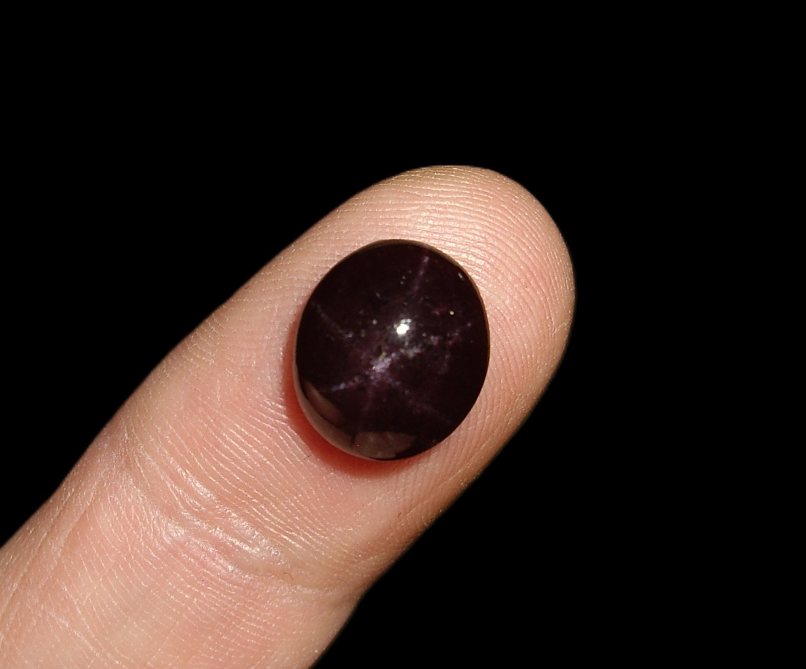 Star Garnet Polished Cabochon, 7.8cts