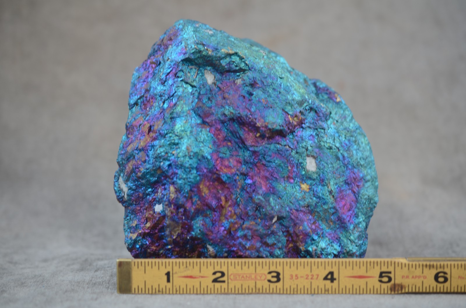 5 pound 2 ounce Pound Peacock Ore Specimen Zacatecas Mexico