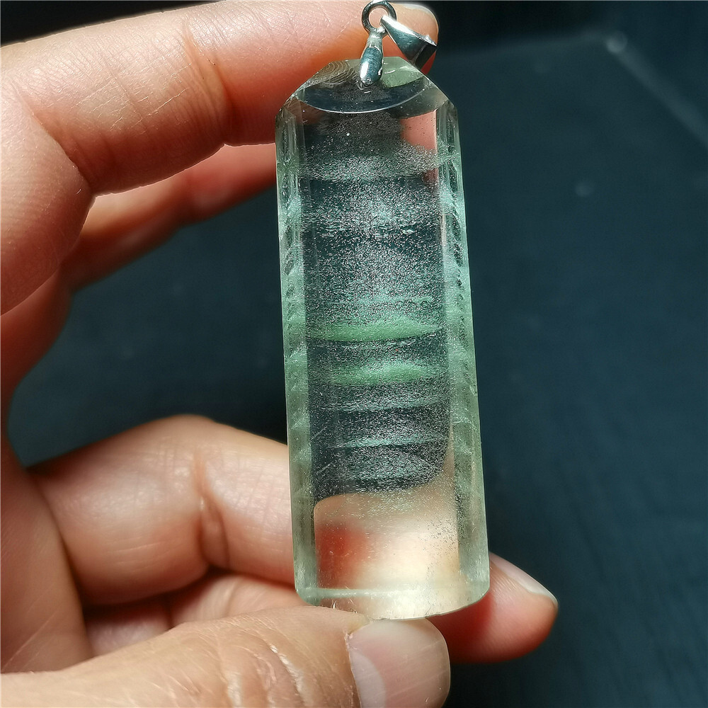 Rare Clear Golden Rutilated Inclusions Quartz Gold Needles Crystal WYY2893