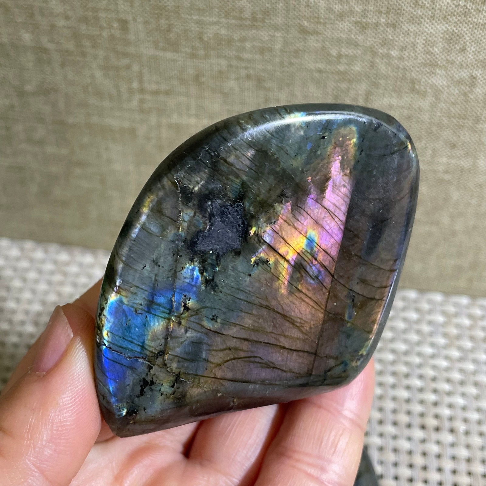 Natural Labradorite Crystal gemstone rough original Specimen 137g