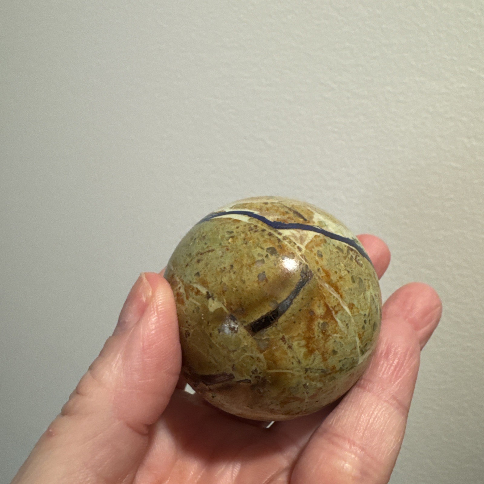Azurite Crystal Sphere 197 Grams 50 mm
