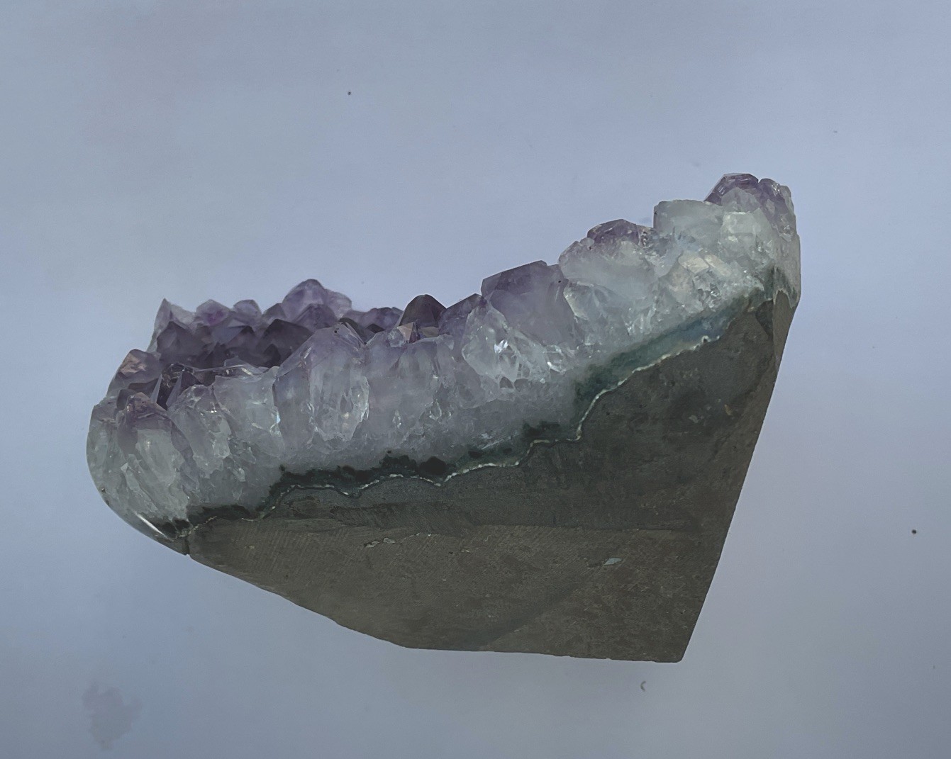 Natural Amethyst Crystal Cluster Medium To Darker Purple