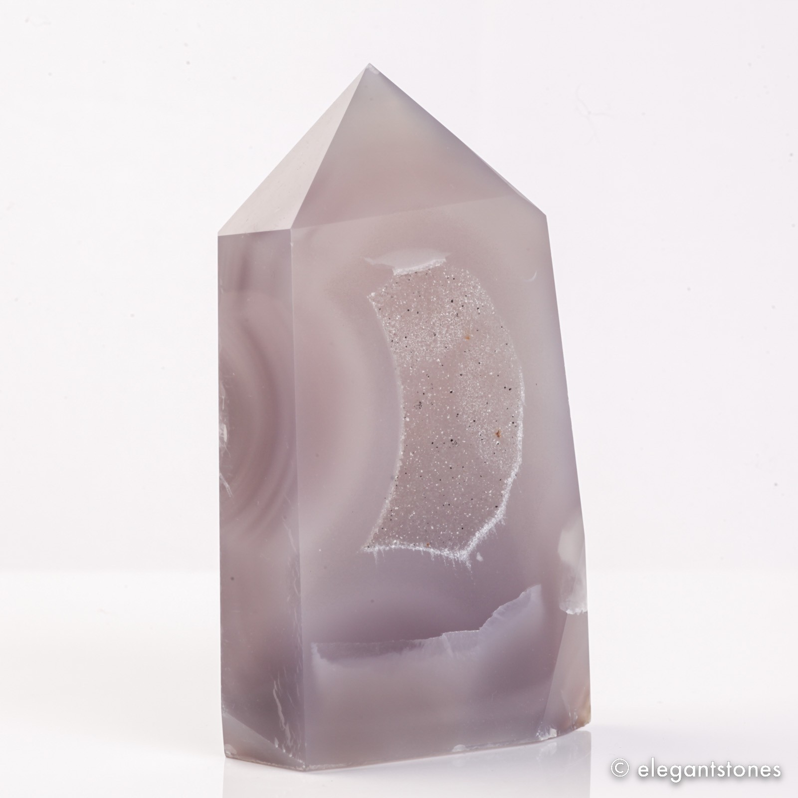 364g110mm Large Druzy Agate Geode Tower Crystal Point Natural Quartz Healing