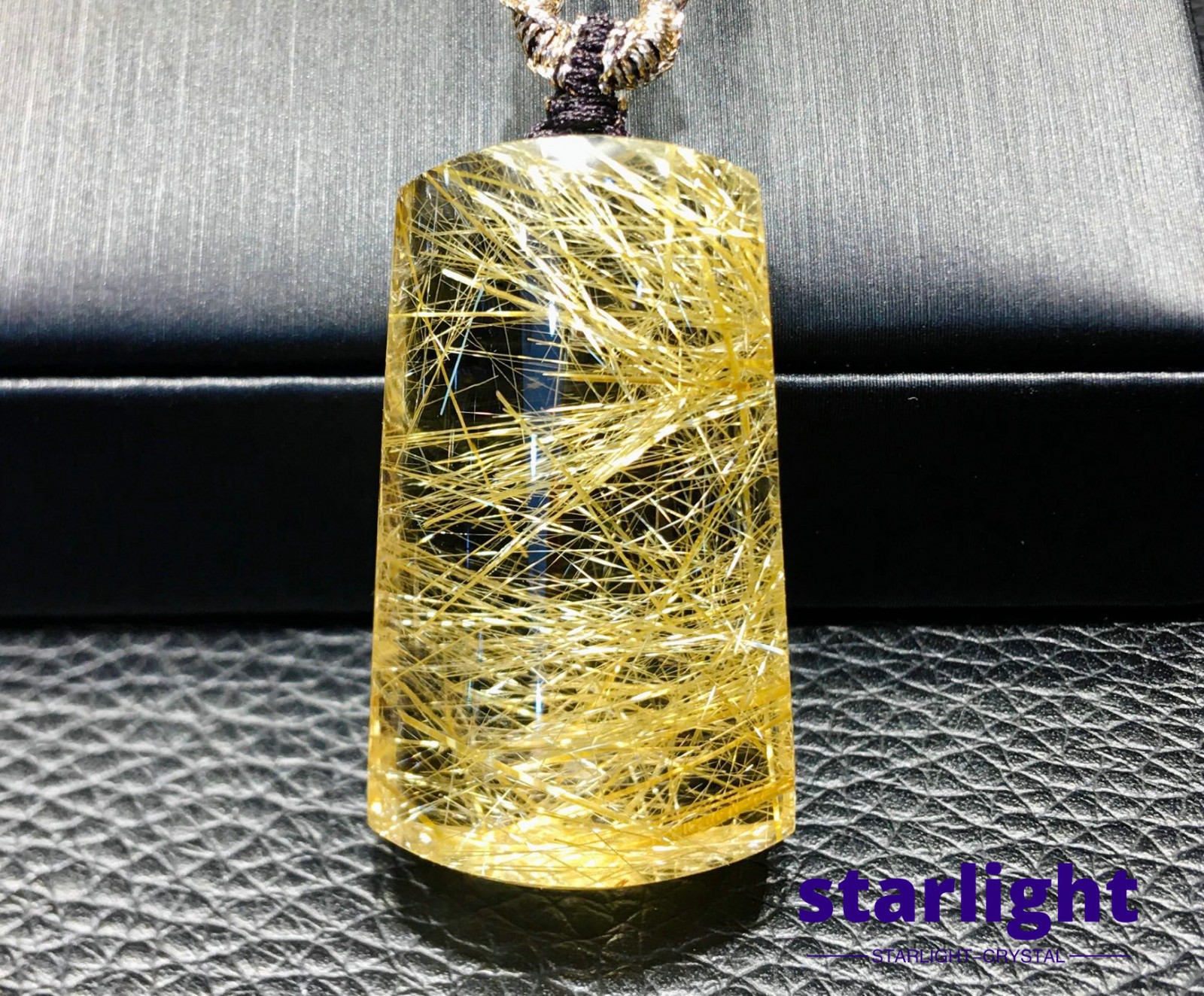 13.9G Natural Brazilian Titanium Crystal No Matter Brand Crystal Pendant