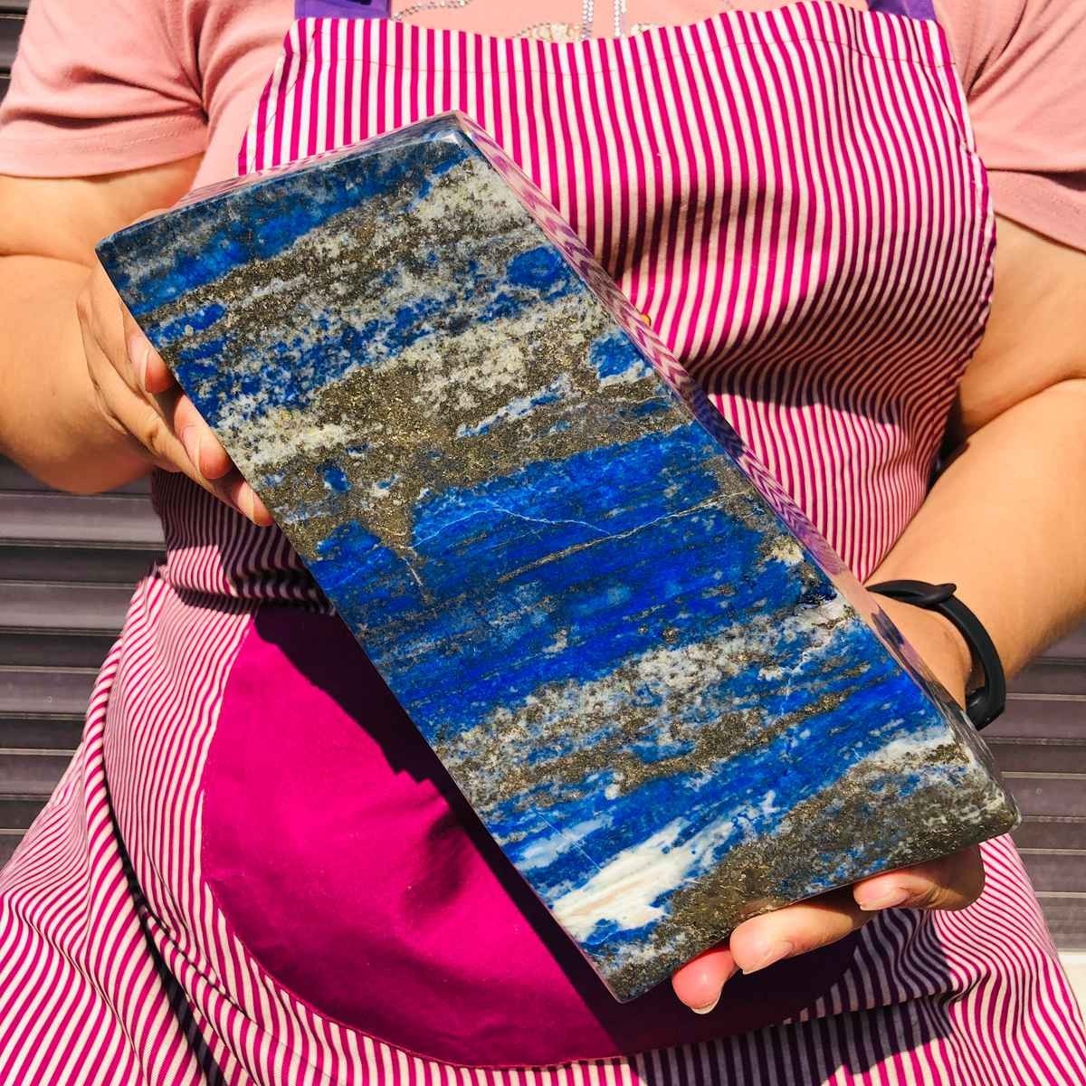 10LB Natural Lapis Lazuli Mineral Specimen Deep Blue Crystal healing Collect