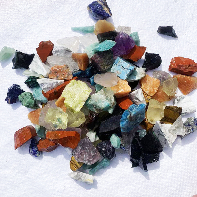 1/2 Lb Lot Natural Crystals Mineral Specimens Mixed Gemstones