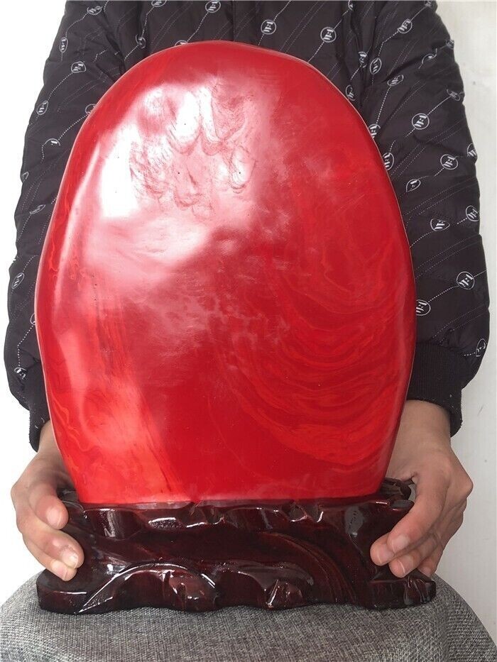 4800 g Natural Blood stone Red Jasper Stone Sample Healing #E2
