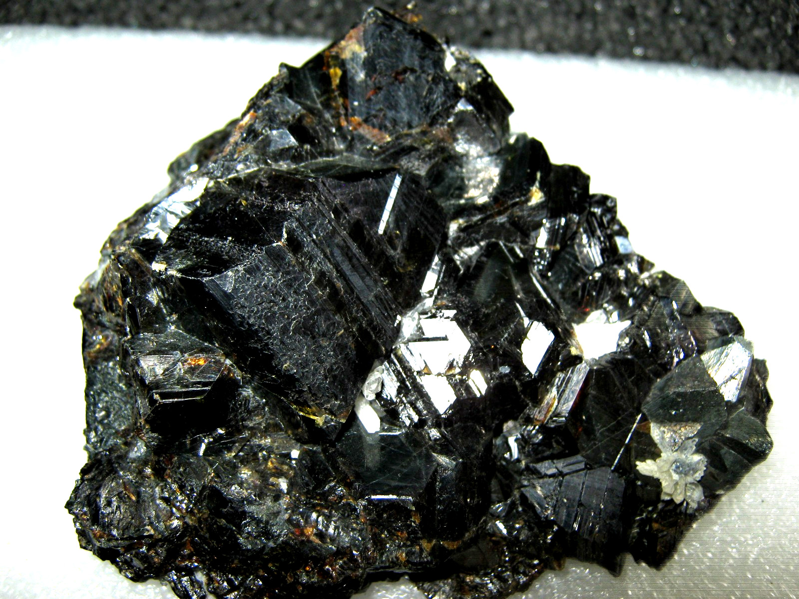 Huge RARE Black Shiny Gem Sphalerite & Amber Pyrite Quartz Crystal Cluster