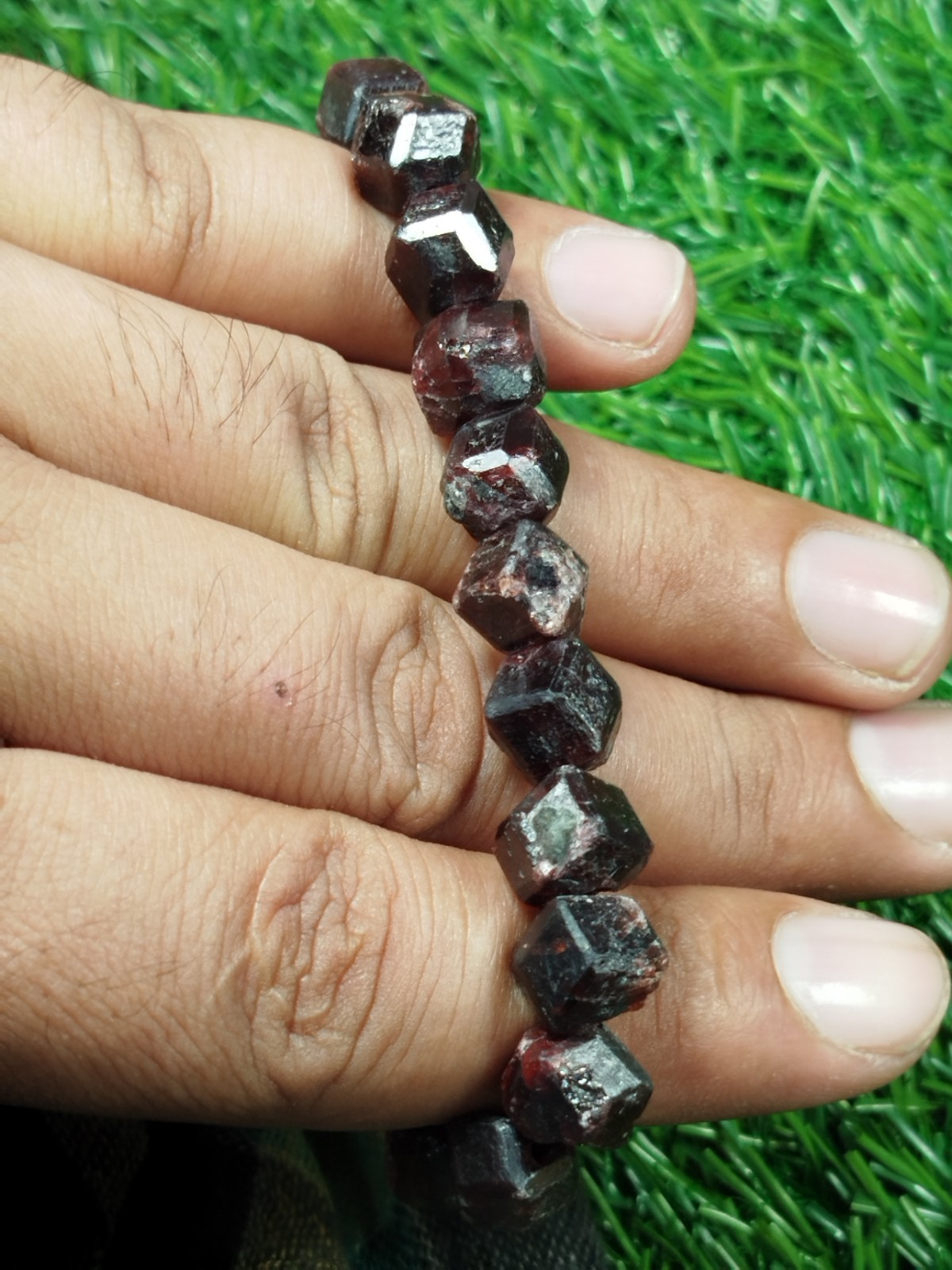 Almandine Garnet Stackable Bracelet From Skardu Pakistan 43 Grams