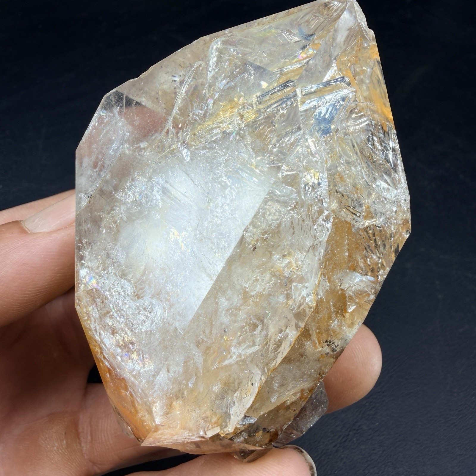 Large Herkimer Diamond Quartz Crystal Point / New York *VIDEO*