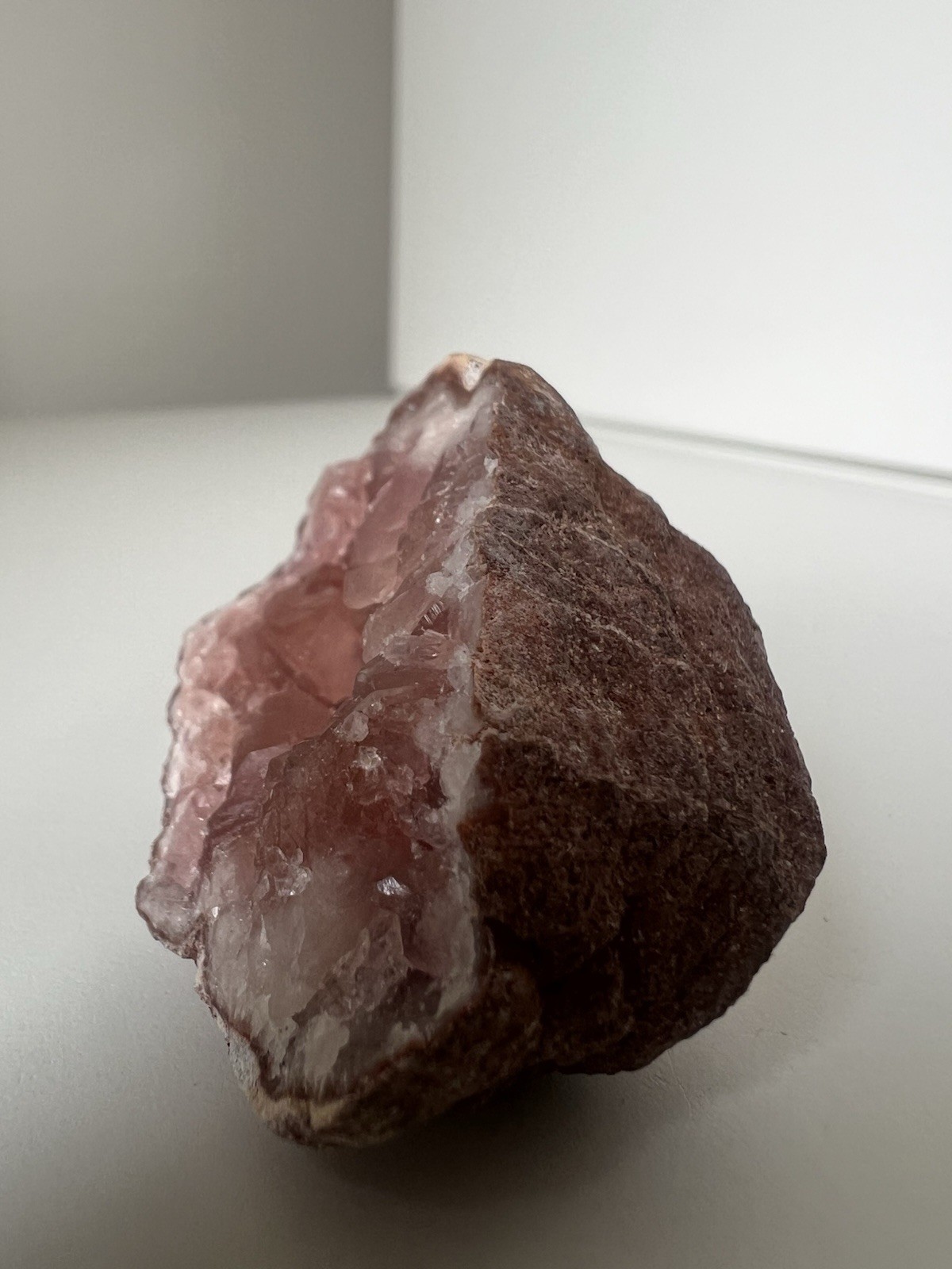 42g – Mini Pink Amethyst Geode Cave from Argentina