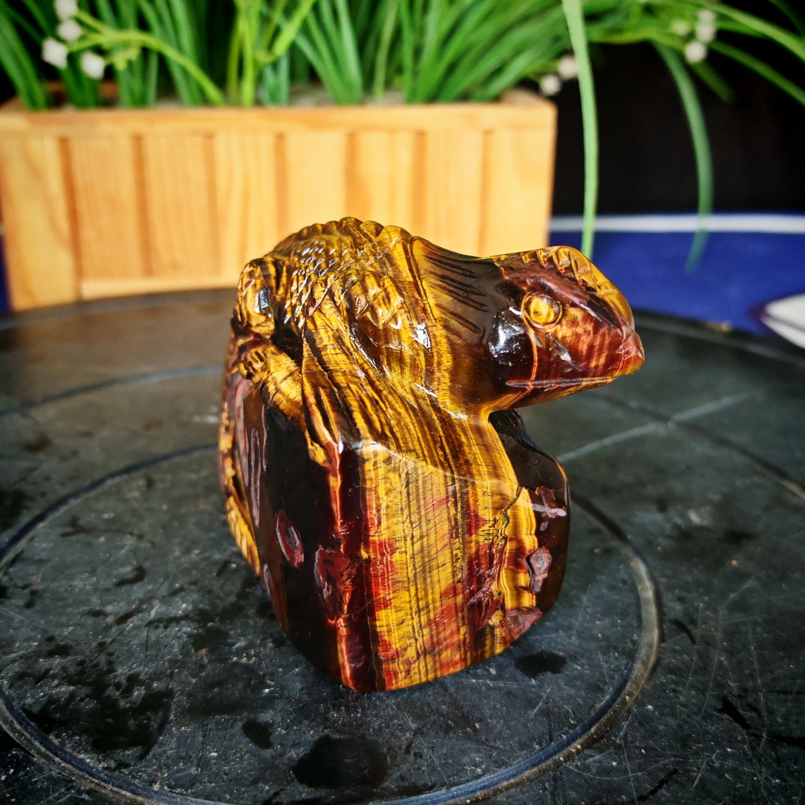 1.10LBTop natural crystal hand carved therapeutic artwork0.50kg