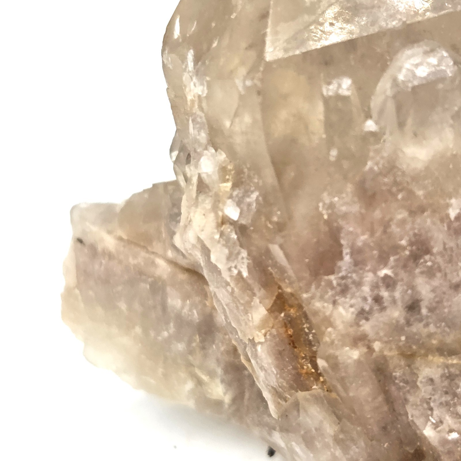 Natural Phantom Smokey Quartz Cluster From Luena, Congo