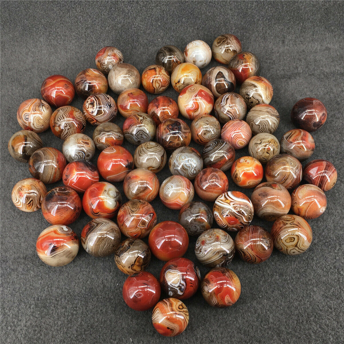 1pc Natural Silk agate ball Quartz Crystal Sphere Ball reiki Healing 50g+