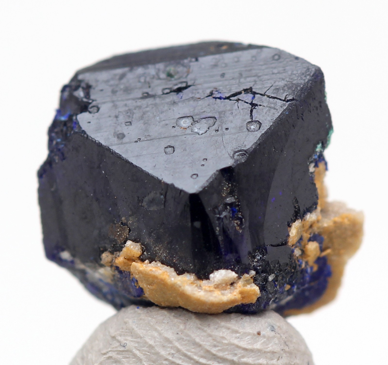 AZURITE Crystal Mineral Specimen Cluster Gemmy Stunning Blue Color MOROCCO