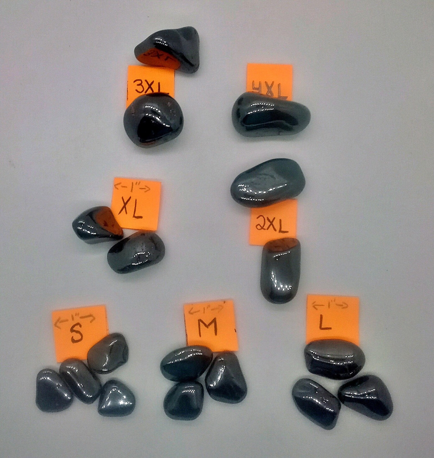 A-Grade Hematite Crystals! A-Grade, all natural, tumbled
