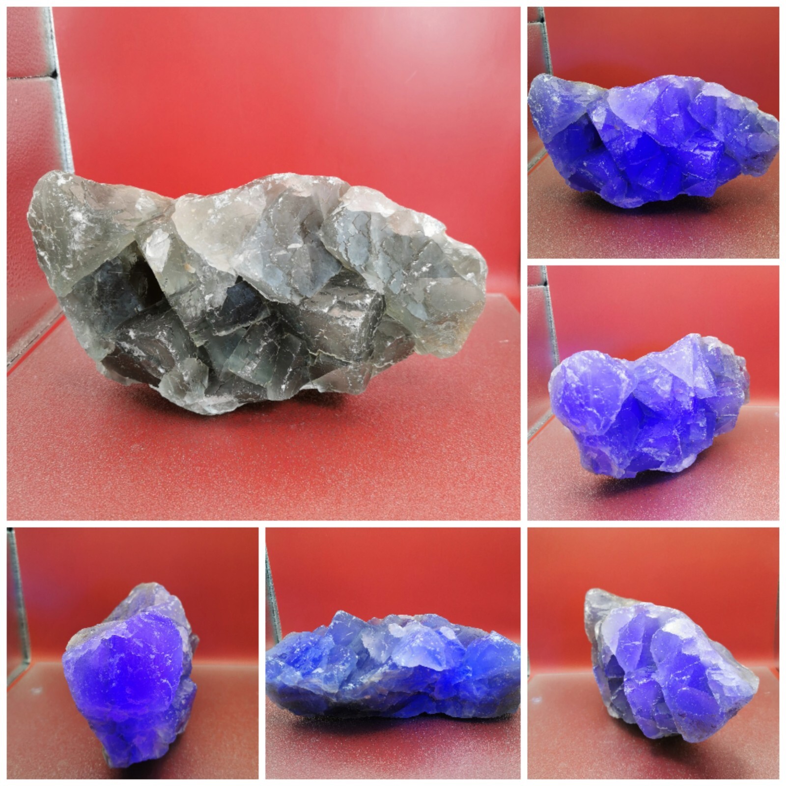 10+LB Natural Big Raw Uv Green Fluorite Quartz Crystal Cluster Mineral Specimen