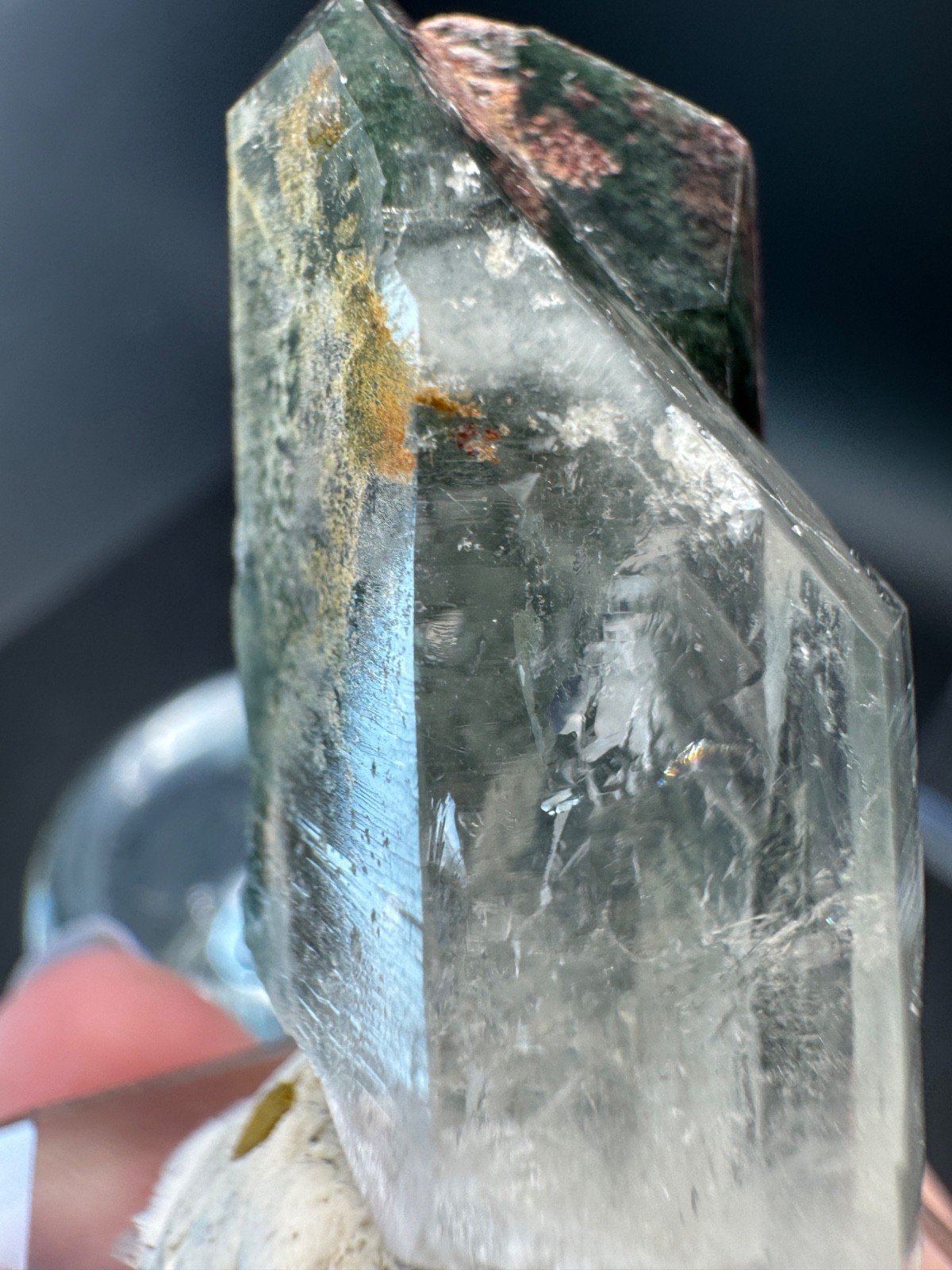 6465 Clear Himalayan Garden Quartz Chlorite Inclusions Pakistan 24g