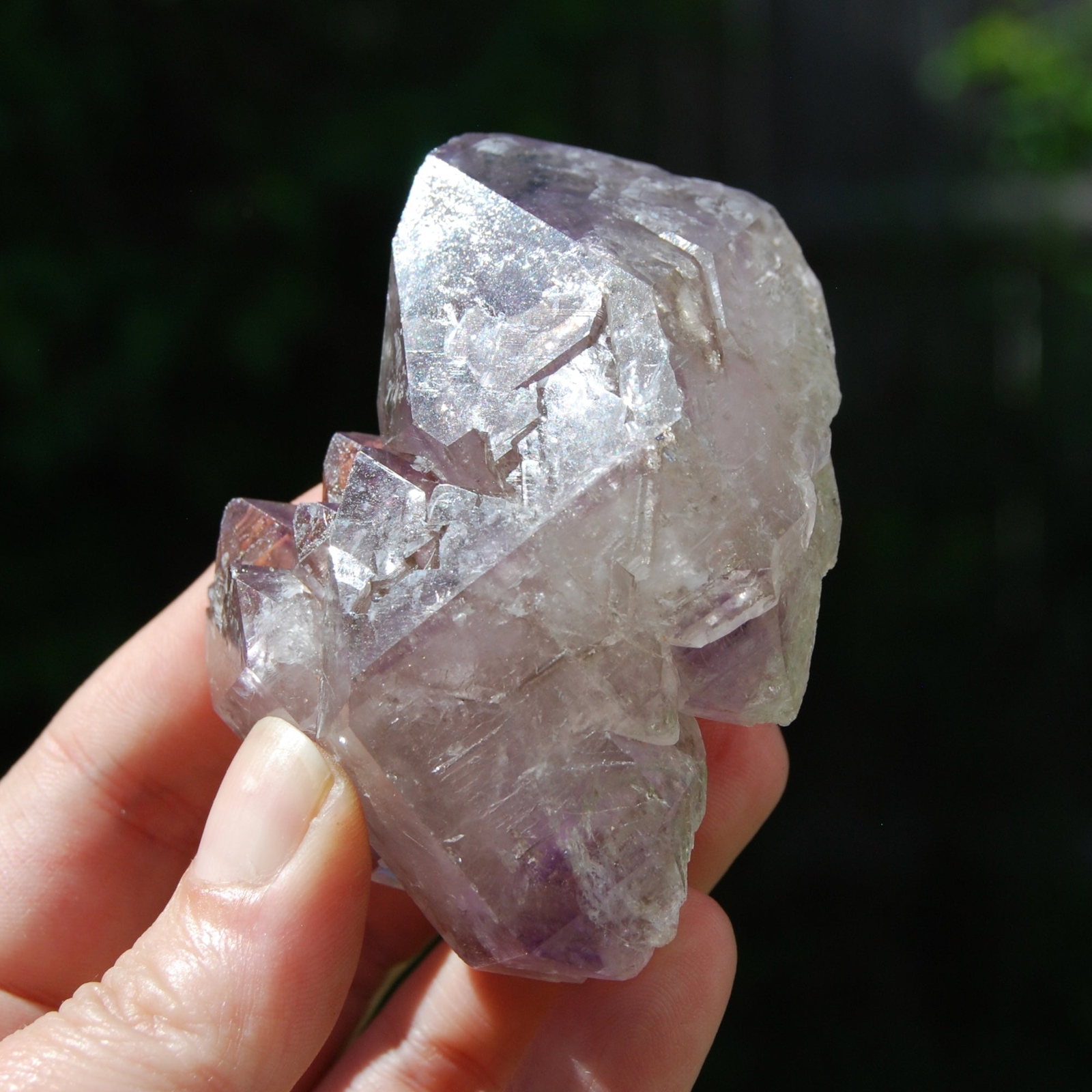 3in 152g DT ET Elestial Window Amethyst Quartz Crystal Cathedral, Mali wa8