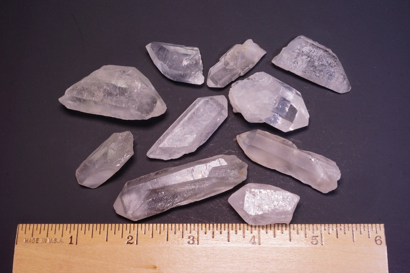 Quartz Crystal Points 1/4 Lb Natural Clear Crystal Points Gemstone Specimens