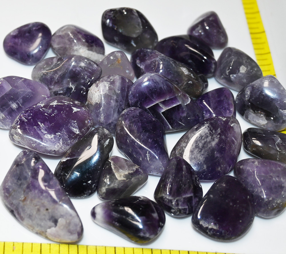 AMETHYST Mixed Sizes Small to X-Large (12-50mm) 1/2 lb bulk