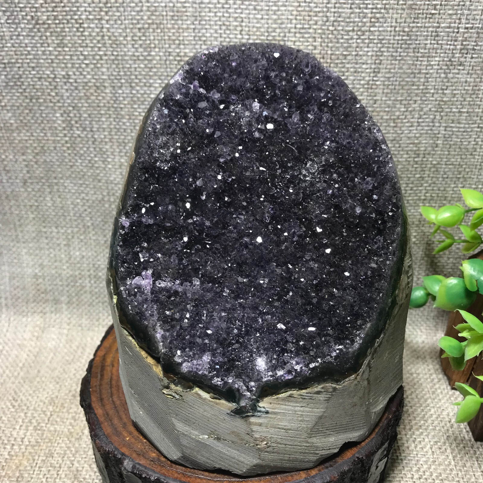 1281g Natural Amethyst Cluster Geodes Cut Base Quartz Crystal Healing 44