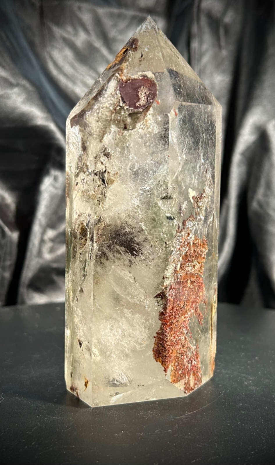 6″ Chunky Garden Quartz Tower 1lb 12 oz