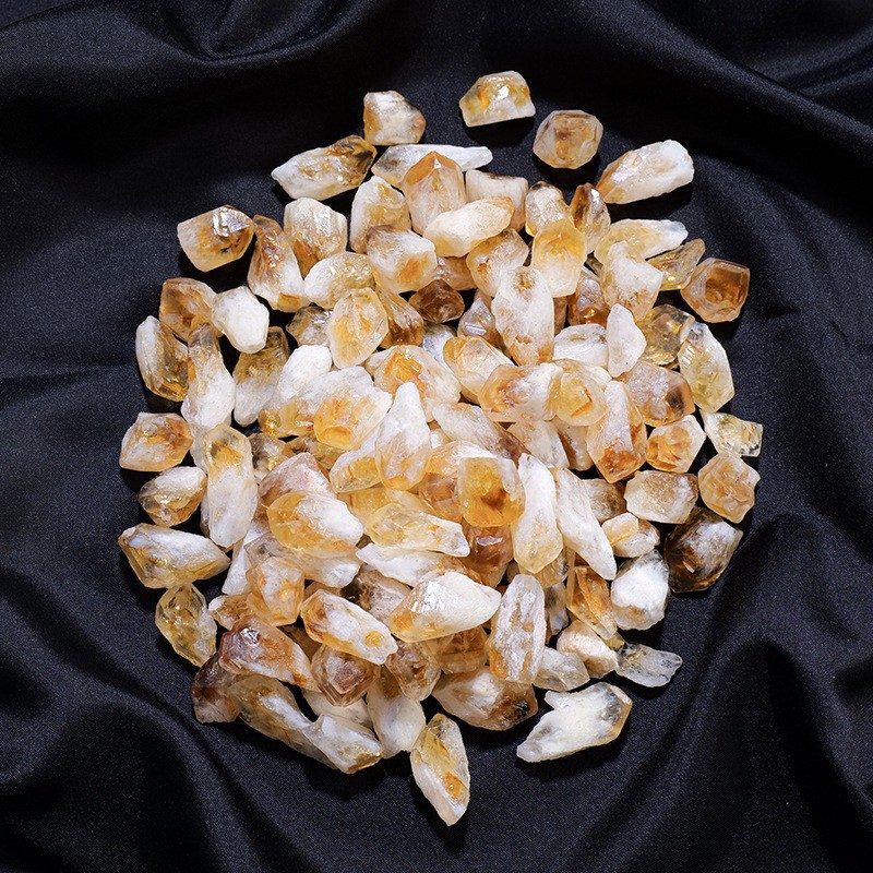 Stone crystal rough stone aromatherapy stone natural citrine white crystal