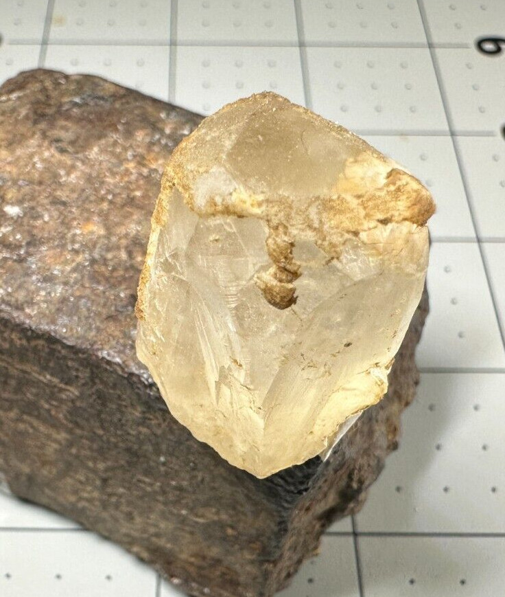 ➤ 1 Inch CLEAR “TRIANGLE” CALCITE Pleasant Ridge Rensselaer Indiana VIDEO➤535