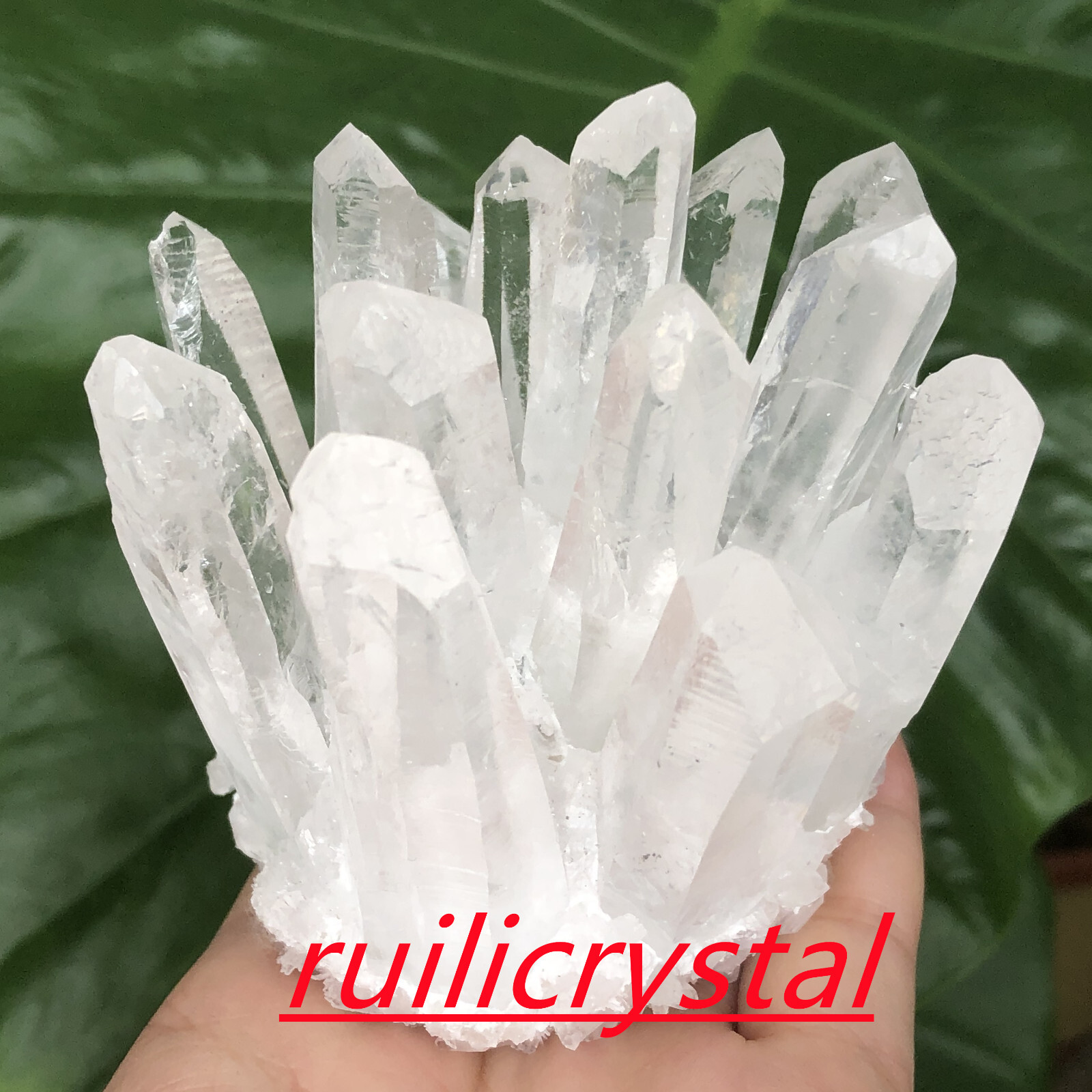 300g+natural clear quartz cluster white crystal point healing decor random 1pc