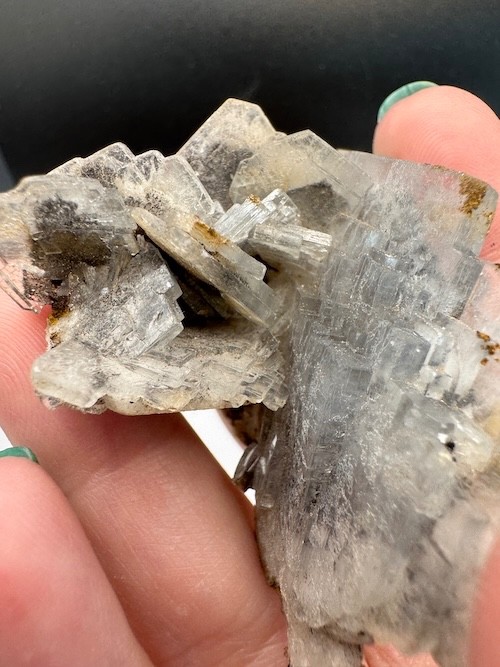 5649 Rare, Excellent Blue Barite Crystal Cluster Spain 61g