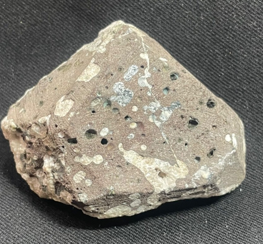 Cavansite and calcite crystal W/ quartz in mm stunning specimen [REPAIR]