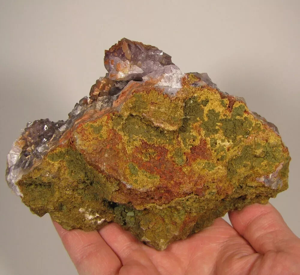 5″ AMETHYST GEODE Crystals Cluster – Morocco – 1.9 lbs.