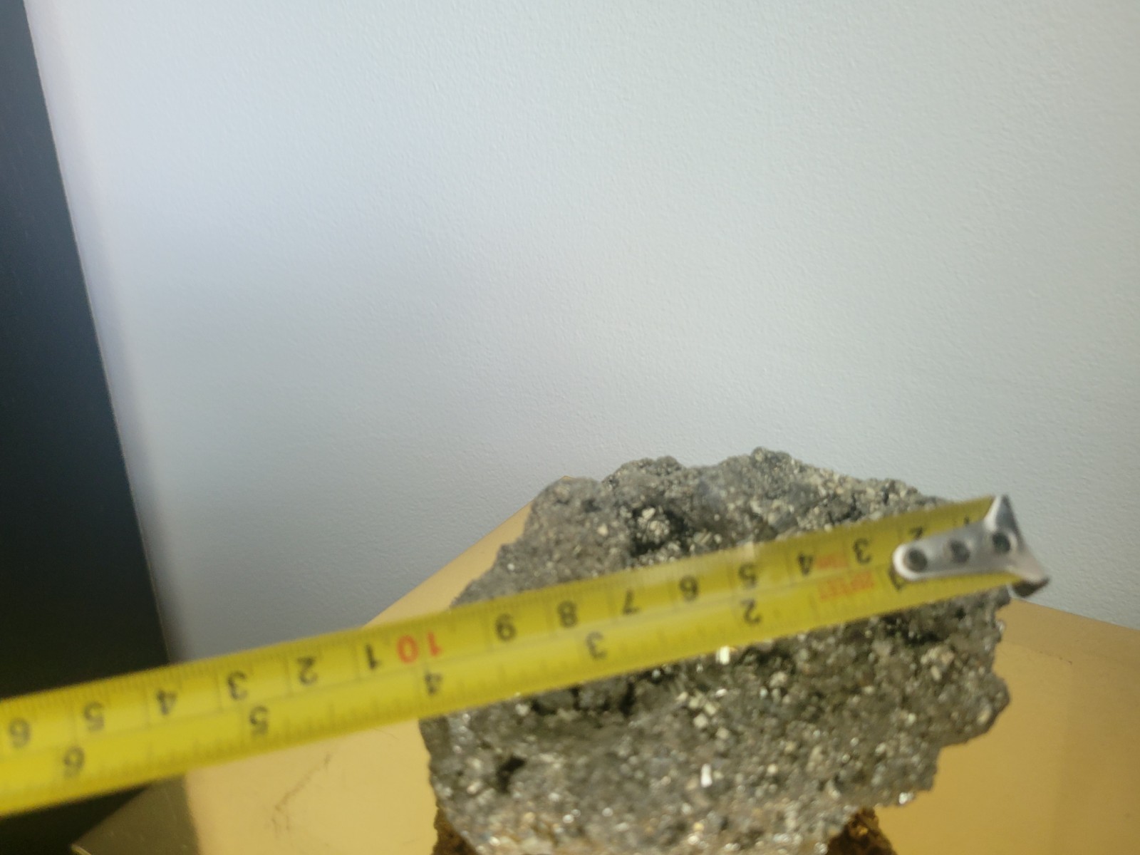 Large Pyrite Cluster Mineral Rock – 4.25”x3.5”x2.25” – (Fool’s Gold) – 2.5 lb